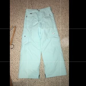 Teal snowboard/ski pants